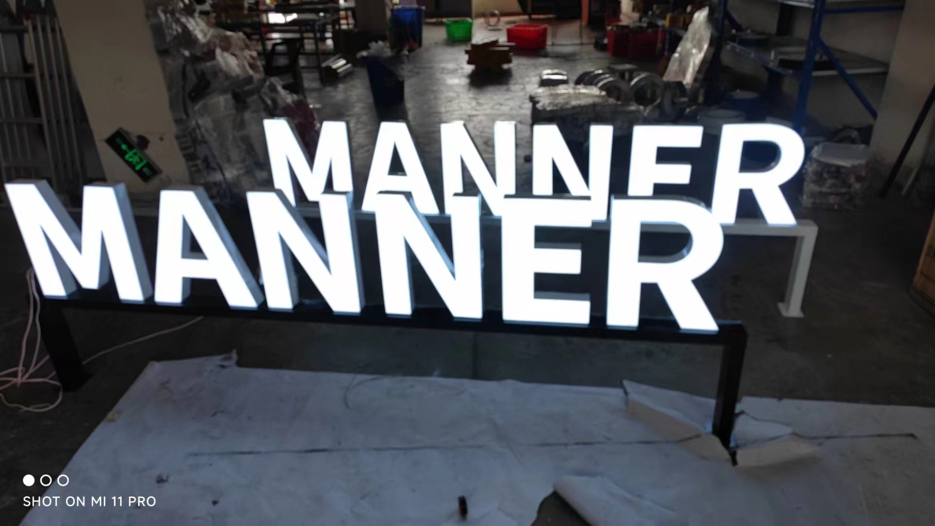 LED Acrylic Fabricated 3D Illuminated Shop Front Dimensional Letters