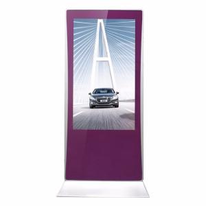 Wholesale Uitra Thin Outdoor Touch Screen Display , Customized Free Standing Touch Screen Kiosk from china suppliers