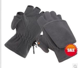 Wholesale fingerless fleece gloves with lap from china suppliers