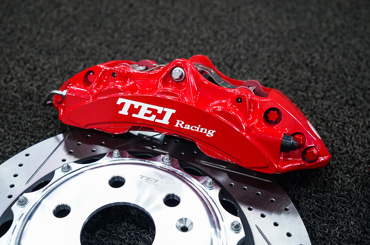 TEI Racing BBK P60NS 6 Piston Forged two - pieces Caliper Brake Kit For Cadillac XT5 19 Inch Wheel Front