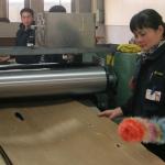 Ev Wood Veneer Of Fancy Crown Grain American Cherry 2850mm Length For Interior