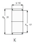 K Series K14*18*10 Needle Roller Cage Assembly