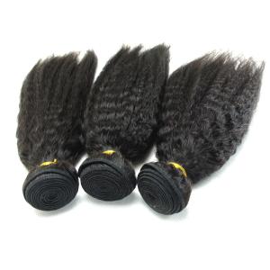 Wholesale Kinky / Yaki Straight Style Brazilian Human Hair Bundles / Extensions from china suppliers