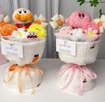 Variety of Dolls Adorable Plush Toy Flower Gift Bouquet in Eye-Catching Colors