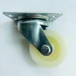 Nylon Furniture Plate Castor 1.5-3inch Light Duty Installation Height 50mm/62mm