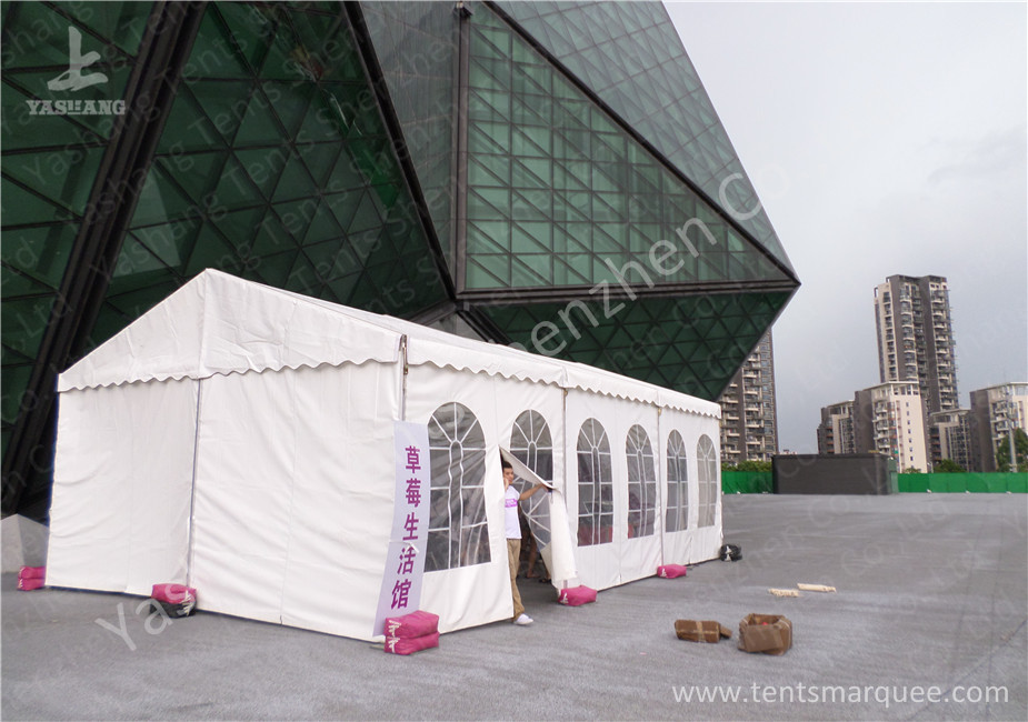 20M Width Full Line Decorated Outdoor Event Tent with Aluminum Alloy Main Frame