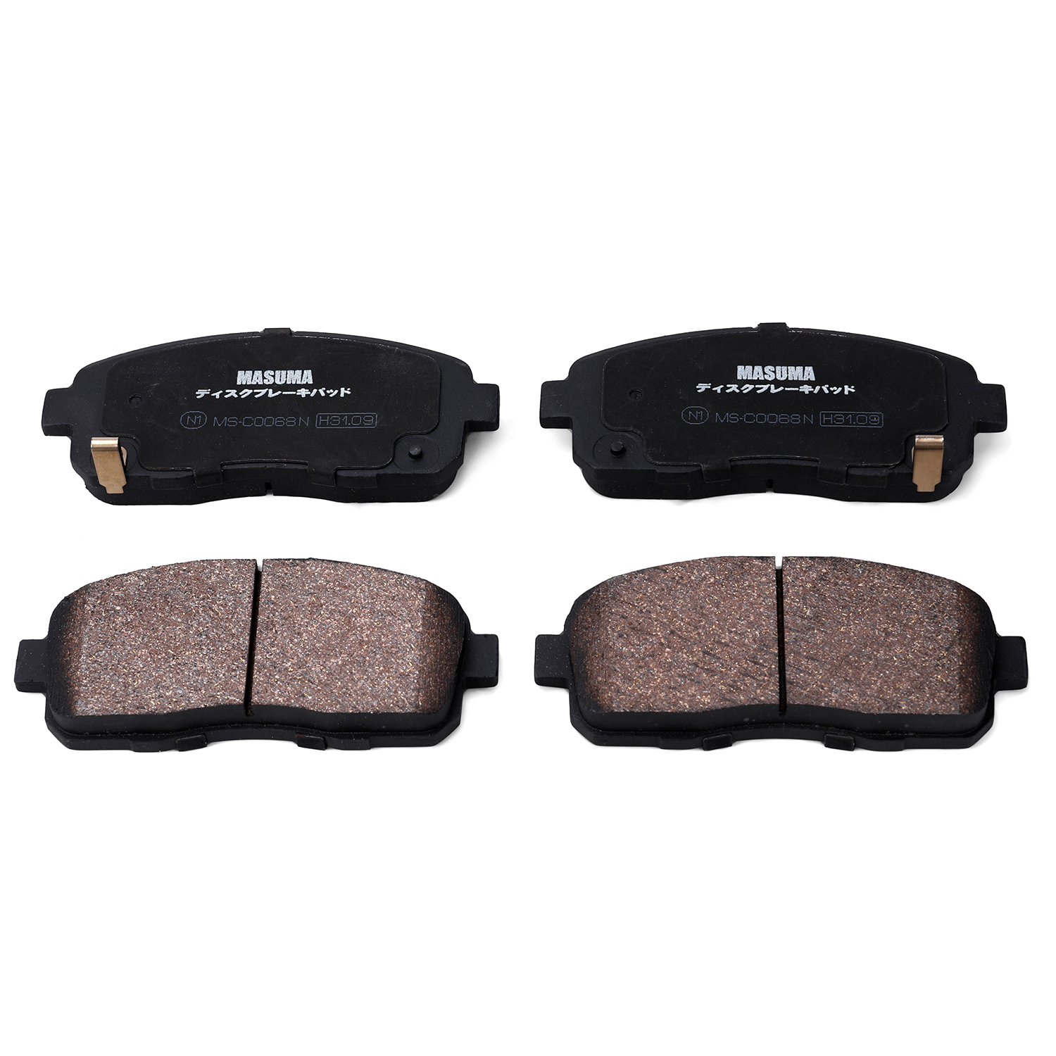 JAPANESE CAR MS-C0068N MASUMA Auto Wear Sensor Pair Brake pads set Ceramic Disc 0446548030