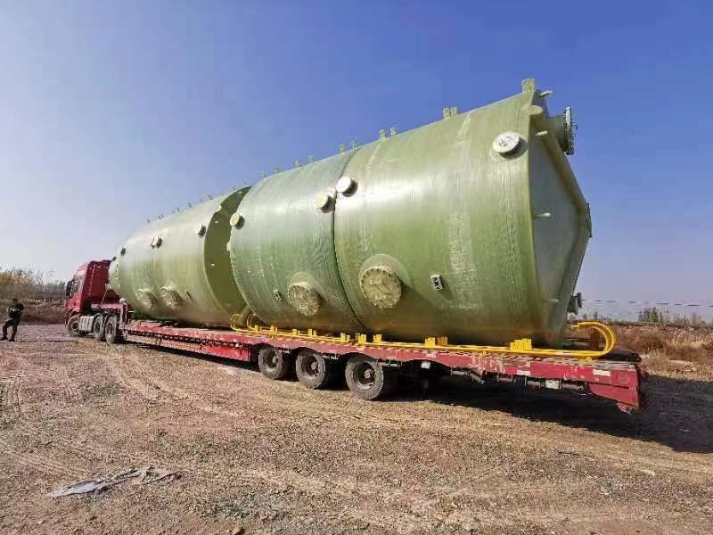 Vertical FRP Chemical Storage Tank For Wastewater Treatment