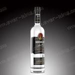 OEM 750ML Embossing Flint Glass Bottle For Luxury Liquor