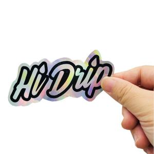 Wholesale Shiny Die Cutting Sticker Label Custom Printing Logo Hot Stamping from china suppliers