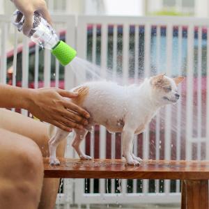 Wholesale Portable Pet Dog Shower Head Outdoor Water Sprayer Pet Bathing Tools Water tube Dog Paw Cleaner Silicone Pet Dog Shower Head from china suppliers