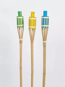 Wholesale 115cm Bamboo Garden Tiki Torch Hand Woven Bamboo Party Torches from china suppliers