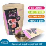 160mm Eco Friendly Coffee Packaging Doypack Stand Up Pouches HACCP