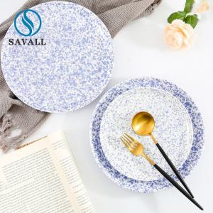Wholesale LFGB Savall Round Plain Ceramic Splash Plate For Restaurant from china suppliers