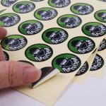 Adhesive Die Cut CMYK Pantone Logo Label Sticker Custom Printed
