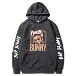 Breathable Polyester Cotton Hooded Knit Sweater Anti Shrink Customied Logo