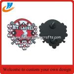 Custom simple designs and colors baseball badges/soft enamel baseball pins