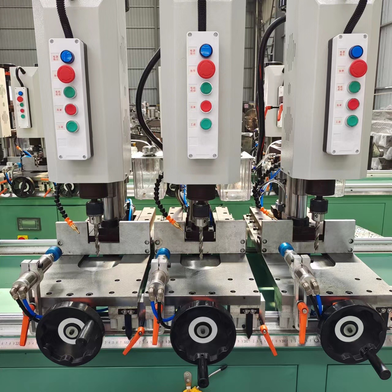 Aluminum Copy Router Machine High Efficiency Multi-Head Combination Automatic Drilling Machine