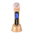 Vibrating Red Green Blue 3Mhz Ultrasonic Ion Face Lift Massager Portable