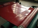 22Mpa Pink Red Gum Rubber Sheet / Para Rubber Sheet 35-40Shore A Hardness
