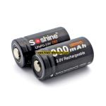 Soshine LiFePO4 15266 (IFR CR2) 3.2V 300mAh Protected Rechargeable Battery