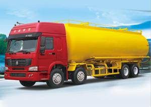 Wholesale Powder Material Bulk Tank Truck SINOTRUK HOWO 371HP 8X4 RHD 36-45CBM ZZ1317N4667W from china suppliers