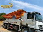 37 Mini Concrete Pump Used / Diesel Concrete Mixer Pump ZOOMLION 38X-5RZ