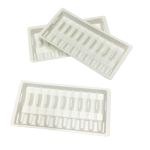 Vacuum Formed 0.2mm Thick Vial Blister Packaging Rectangular Clear Blister Tray