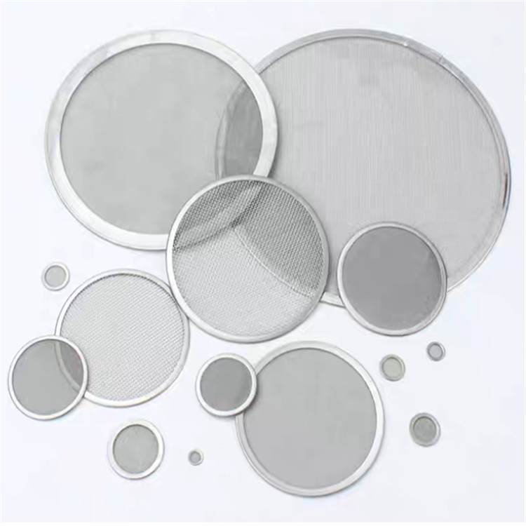 Dutch Weave Black 5mm Wire Mesh Disc For Rubber Filter