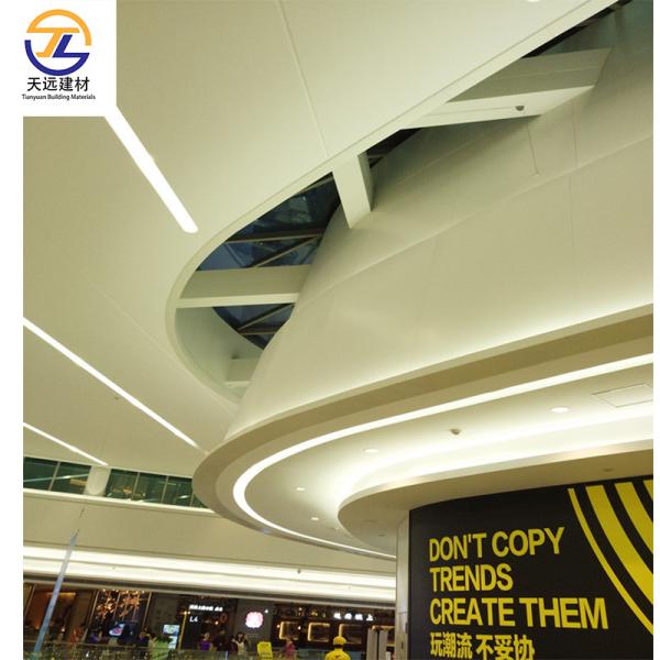 Offices Aluminum Wall Panels Interior Chemicals Resistance Wall Panels Curved