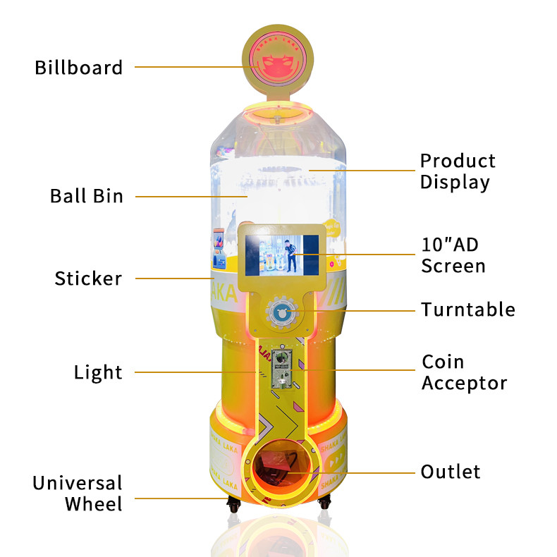 OCM large-scale Super Mail Gacha Capsule Toys Vending Machine Prize Gift Vending Game Machine with AD Srceen