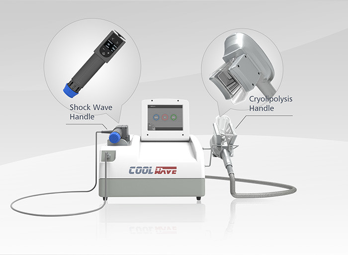 4 Handles Type Extracorporeal Shock Wave Therapy Machine , Cryolipolysis Machine For Home Use