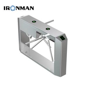 Wholesale Dual Core Tripod Turnstile RFID Face Recognition 304 Stainless Steel Turnstile For Park Entrance from china suppliers