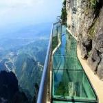Toughened Glass Walk Way 10mm-19mm Thickness Glass Stairway