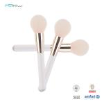 Durable Flat Arched Individual Makeup Brushes For Blending Liquid Cream