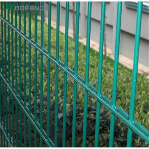 1.53m Height Double Wire Mesh Fence Spray Coated Galvanized Welded With Square Post