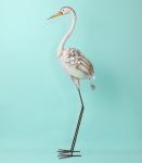 Metal Crane Decor High Durability Vintage Animal Garden Ornaments for Your