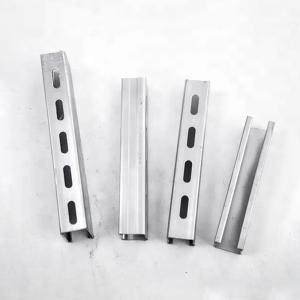 Wholesale Exceptional Durability And Strength Slotted Metal Channel Standard Building Material 80-300mm Height from china suppliers