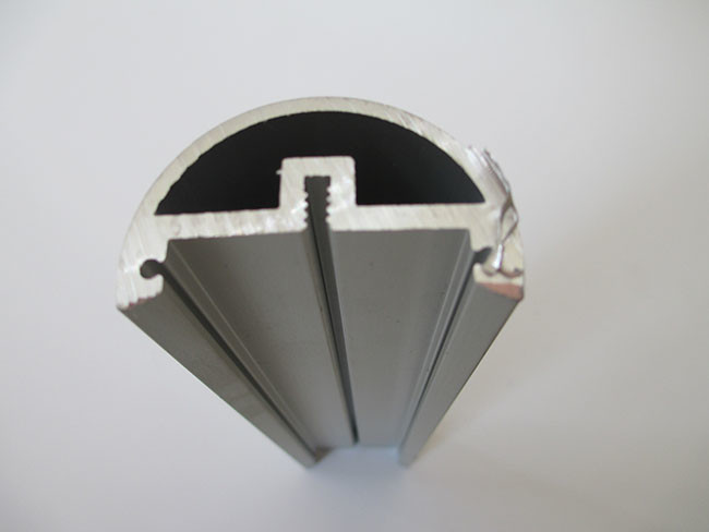 Alkali Sand Silver Anodized Industrial Aluminum Profile T5 / T6 State For LED Strip