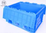 400 * 300 * 230 Euro Stacking Containers , Straight Wall Grey European Stacking