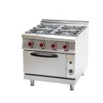 Cooking equipment stainless steel 4 burners LPG natural gas stoves with gas oven