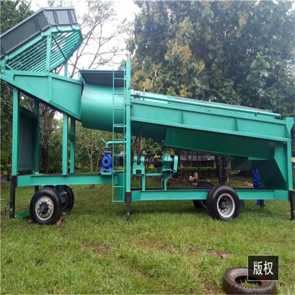 africa popular big and small trommel 10-200 tph alluvial gold mine washing plant