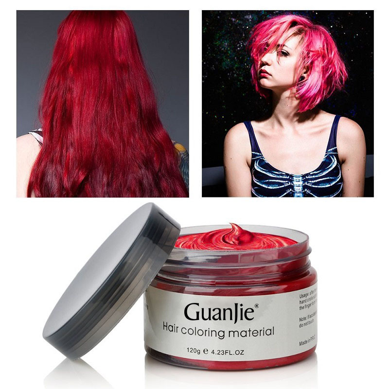 Strong Hold Custom Crazy Colour Semi Permanent Hair Dye Cream for Multi Fashion Color