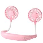 Rechargeable Portable LED Hanging Neck Fan For Mountaineering