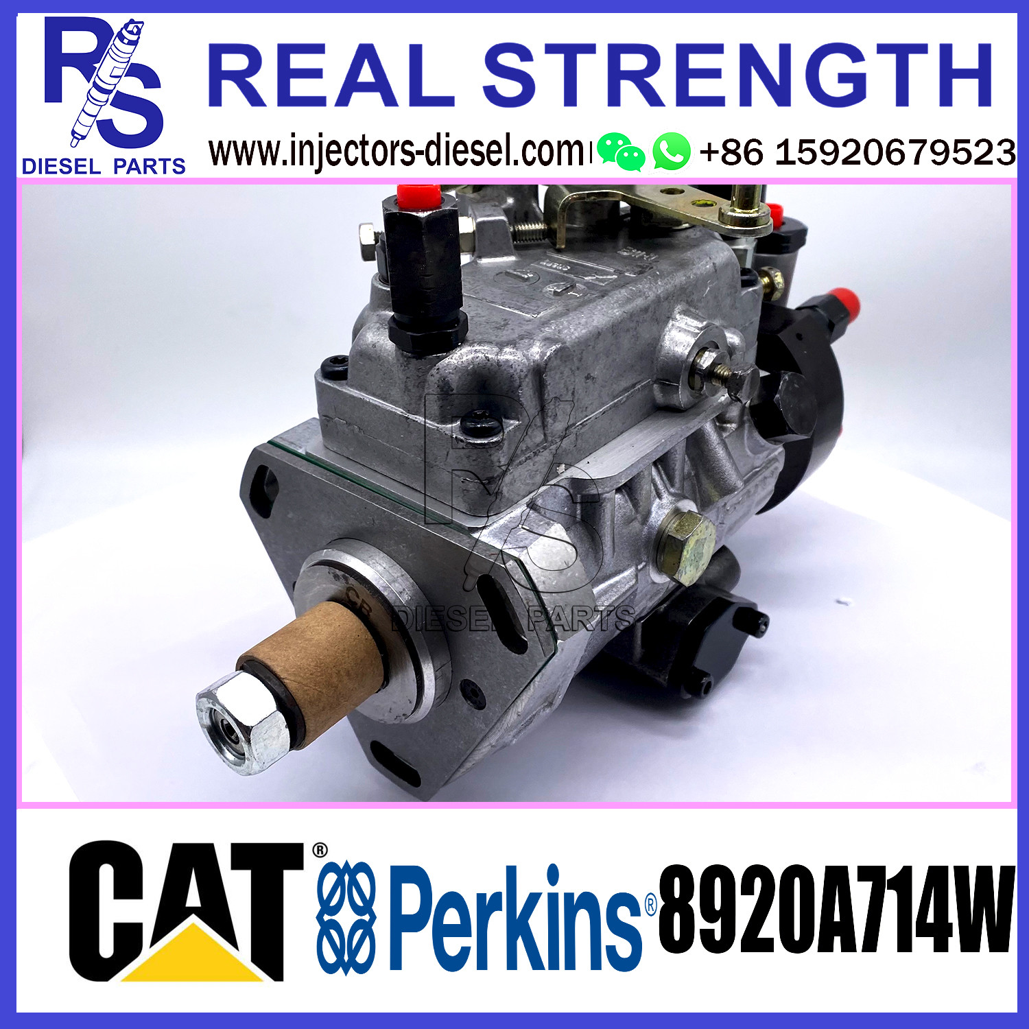 Delphi 4 Cylinder Fuel Injection Pump 8920A714W For Tractor or Truck Engine Assembly