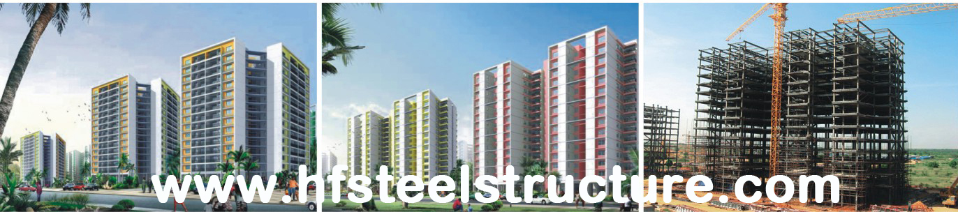 Framing System And Prefabricated Office Multi-Storey Steel Building For Mall, Hotel
