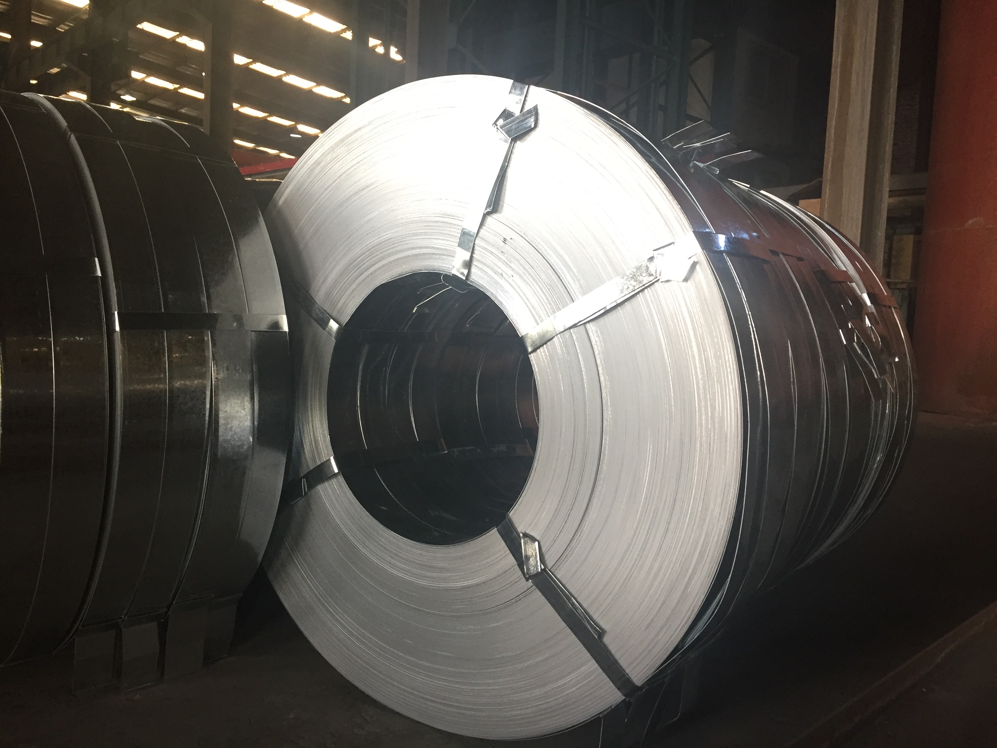 0.78*114.3mm Galvanized Steel Strip 508 / 610mm Coil ID Chromated Surface Treatment
