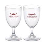 Elegant Unbreakable Acrylic Plastic Small Wine Glasses 7oz