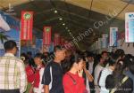 15M Width 850gsm PVC Fabric Cover Ultraviolet proof Outdoor Event Canopy Tent