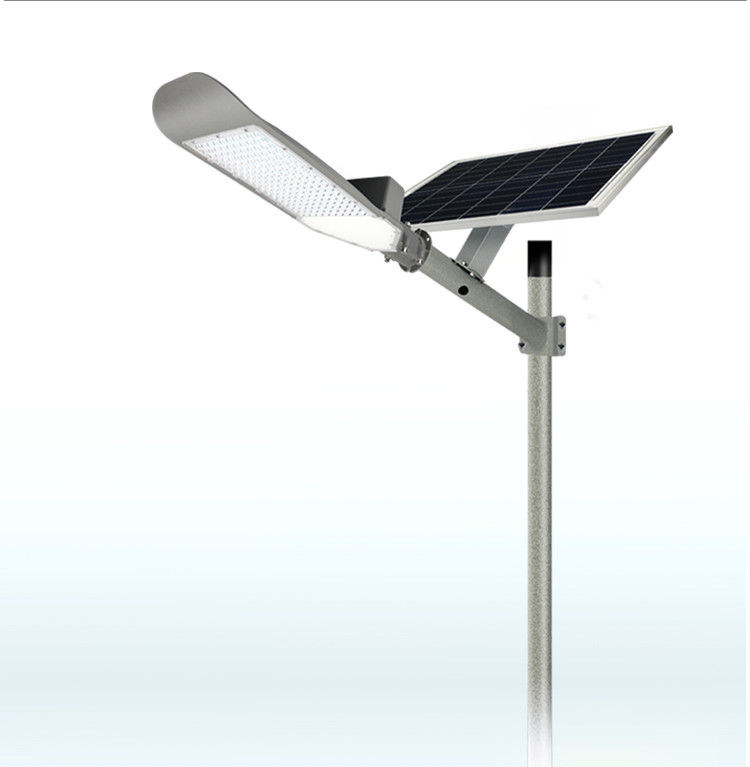 Waterproof Led Solar Street Light 100w 140w Outdoor High Lumen Die Casting Smd Cob Dc 5kg